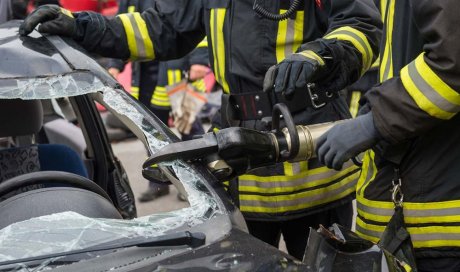 ALGALÉ met à disposition des épaves de véhicules pour les sapeurs pompiers à Hoenheim